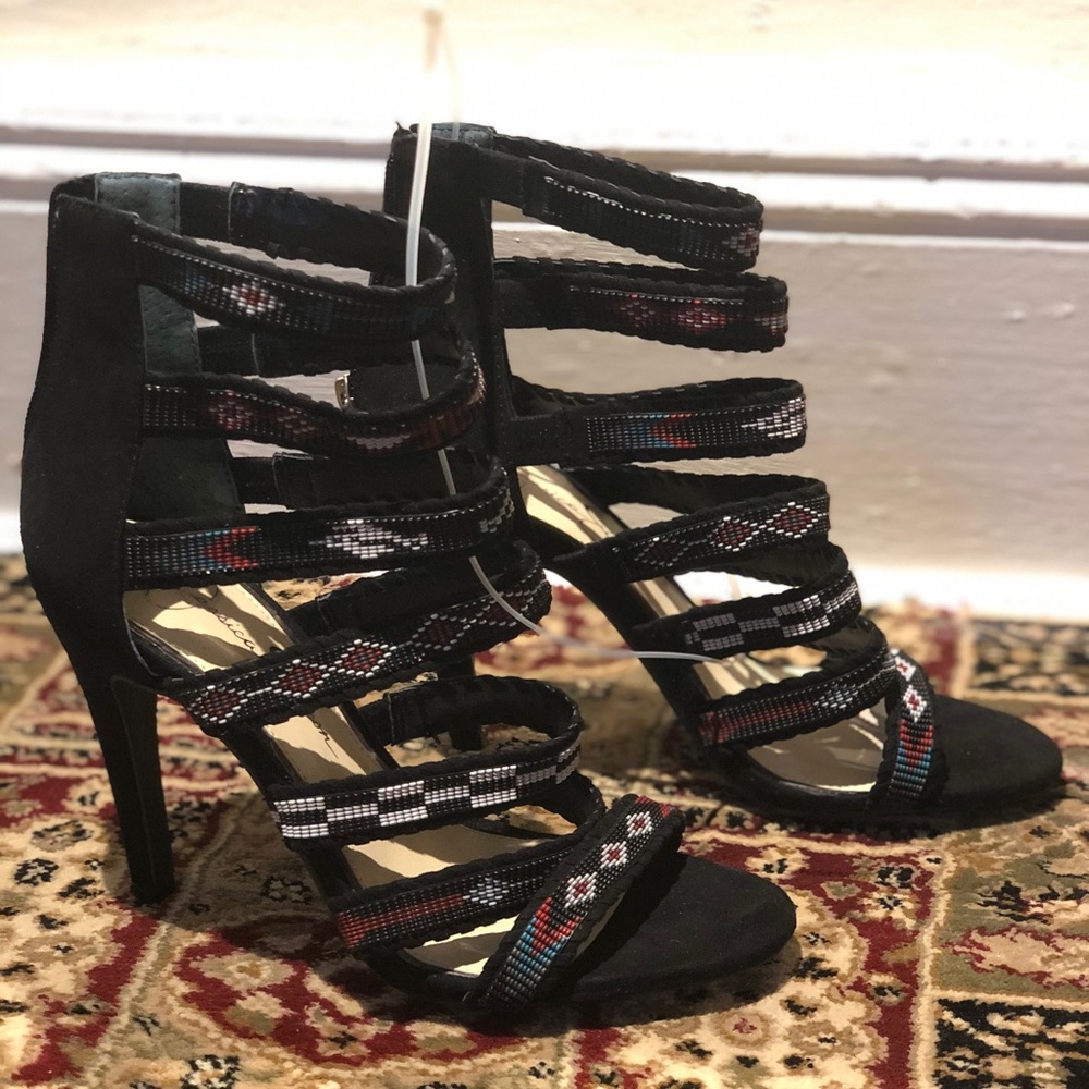 Jessica Simpson strappy heels